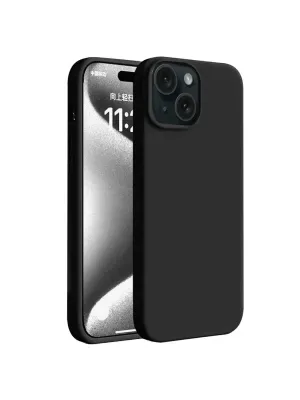 Apple İphone 15 Kılıf First Silikon - Siyah