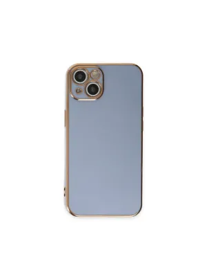Apple İphone 15 Kılıf Volet Silikon - Mavi