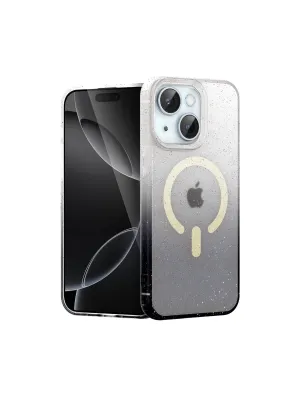 Apple İphone 15 Plus Pummel Shiny Magsafe Kapak - Siyah