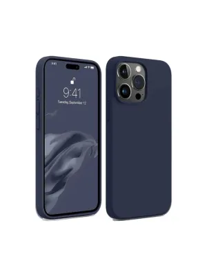 Apple İphone 15 Pro Kılıf First Silikon - Lacivert