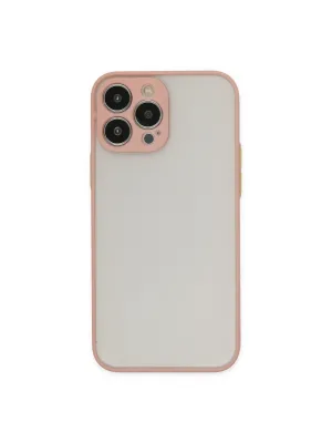 Apple İphone 15 Pro Kılıf Montreal Silikon Kapak - Pembe