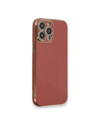 Apple İphone 15 Pro Kılıf Volet Silikon - Kırmızı