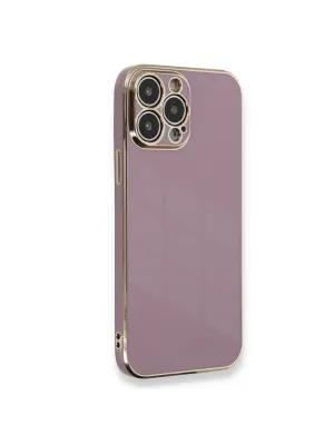 Apple İphone 15 Pro Kılıf Volet Silikon - Mor