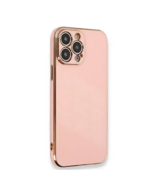 Apple İphone 15 Pro Kılıf Volet Silikon - Pembe