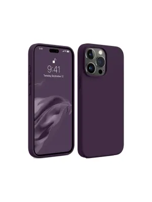 Apple İphone 15 Pro Max Kılıf First Silikon - Mürdüm