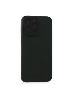 Apple İphone 15 Pro Max Kılıf Loop Deri Silikon - Yeşil