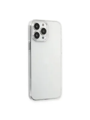 Apple İphone 15 Pro Max Kılıf Pc Sert Şeffaf Kapak - Şeffaf