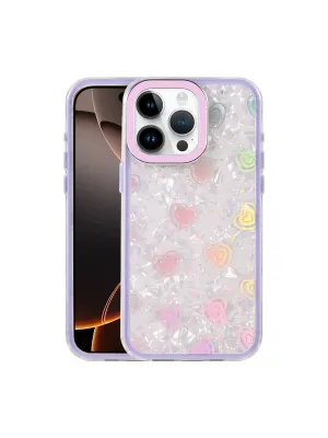 Apple İphone 15 Pro Max Lumi Desenli Kapak - Mor