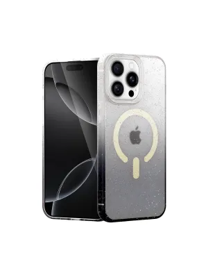 Apple İphone 15 Pro Pummel Shiny Magsafe Kapak - Siyah