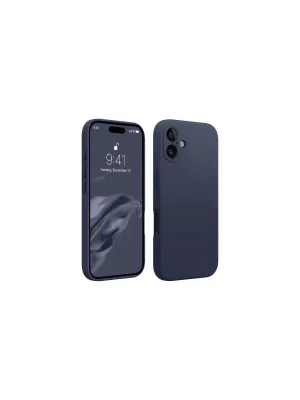 Apple İphone 16 Kılıf First Silikon - Lacivert