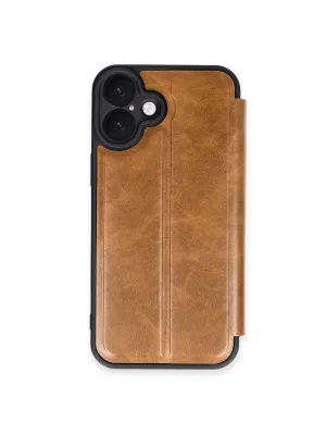 Apple İphone 16 Kılıf Flip Cover - Taba