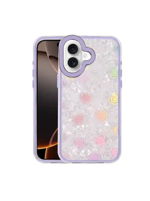 Apple İphone 16 Lumi Desenli Kapak - Mor