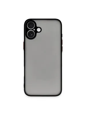 Apple İphone 16 Plus Kılıf Montreal Silikon Kapak - Siyah