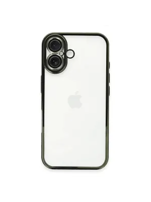 Apple İphone 16 Plus Kılıf Razer Lensli Silikon - Yeşil