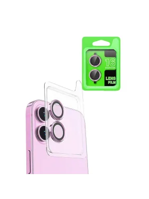 Apple İphone 16 Plus Raze Metal Kamera Lens - Pembe
