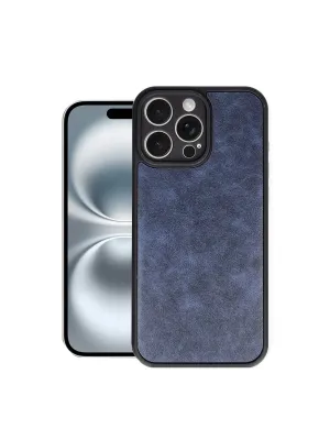 Apple İphone 16 Pro Kılıf Aras Deri Kapak - Lacivert