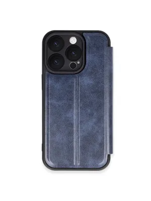 Apple İphone 16 Pro Max Kılıf Flip Cover - Lacivert