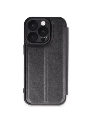 Apple İphone 16 Pro Max Kılıf Flip Cover - Siyah