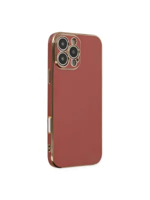Apple İphone 16 Pro Max Kılıf Volet Silikon - Kırmızı