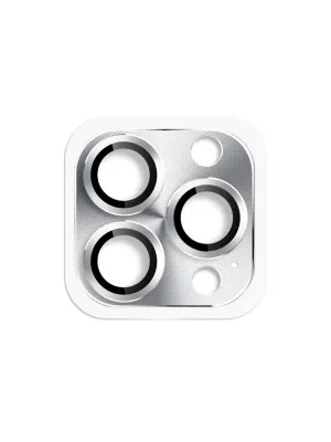 Apple İphone 16 Pro Max Pers Alüminyum Kamera Lens - Gümüş