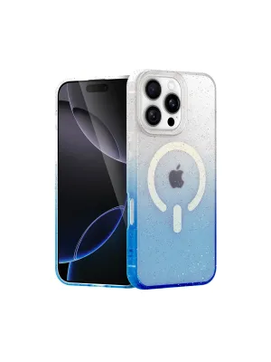 Apple İphone 16 Pro Max Pummel Shiny Magsafe Kapak - Mavi