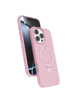 Apple İphone 16 Pro Max Regal Magsafe Standlı Kapak - Açık Pembe