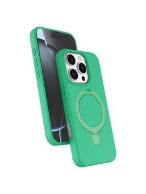 Apple İphone 16 Pro Max Regal Magsafe Standlı Kapak - Yeşil