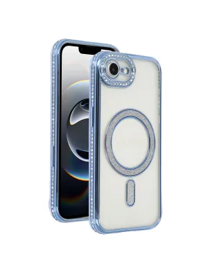 Apple İphone 16e Joke Simli Magneticsafe Kılıf - Mavi