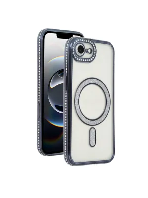 Apple İphone 16e Joke Simli Magneticsafe Kılıf - Siyah