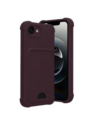 Apple İphone 16e Kelvin Kartvizitli Silikon - Derin Mor