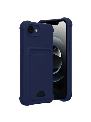 Apple İphone 16e Kelvin Kartvizitli Silikon - Lacivert