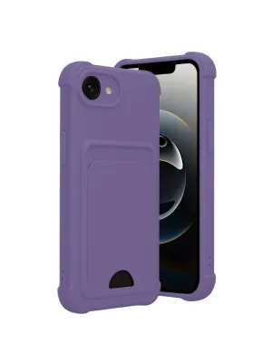 Apple İphone 16e Kelvin Kartvizitli Silikon - Lila
