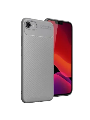 Apple İphone 16e Kılıf Auto Focus Karbon Kapak - Gri