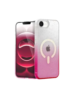 Apple İphone 16e Pummel Shiny Magsafe Kapak - Pembe