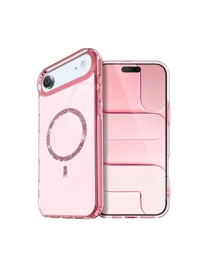 Apple İphone 17 Air Live Diamond Magsafe Kapak - Pembe