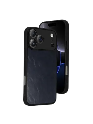 Apple İphone 17 Pro Aras Deri Kapak - Lacivert