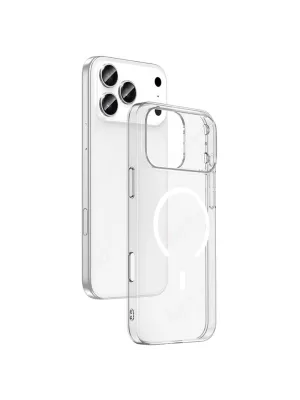 Apple İphone 17 Pro Combo Sert Şeffaf Magsafe Kapak - Şeffaf
