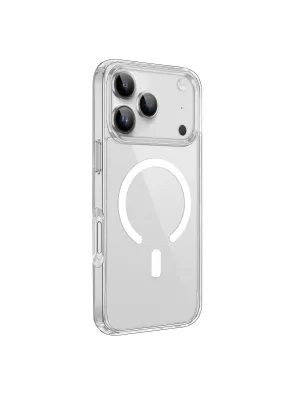 Apple İphone 17 Pro Kılıf Pc Real Magsafe Kapak - Şeffaf