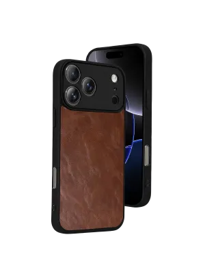 Apple İphone 17 Pro Max Aras Deri Kapak - Taba