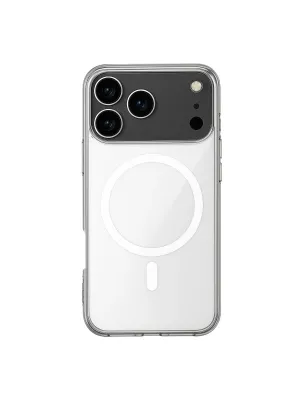 Apple İphone 17 Pro Max Kılıf Magneticsafe Şeffaf Silikon - Şeffaf