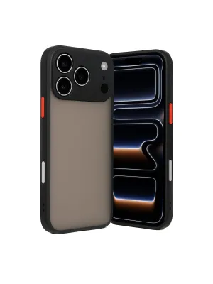 Apple İphone 17 Pro Max Kılıf Montreal Silikon Kapak - Siyah