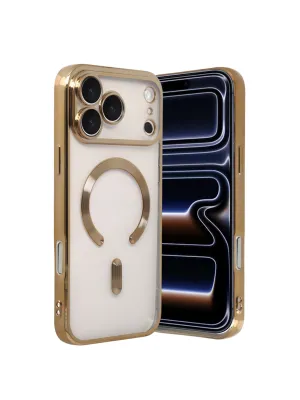 Apple İphone 17 Pro Max Kross Magneticsafe Kapak - Gold