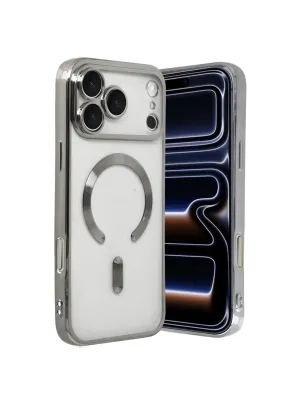 Apple İphone 17 Pro Max Kross Magneticsafe Kapak - Gümüş