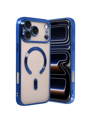 Apple İphone 17 Pro Max Kross Magneticsafe Kapak - Lacivert