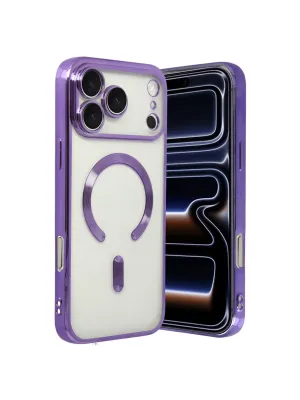 Apple İphone 17 Pro Max Kross Magneticsafe Kapak - Mor