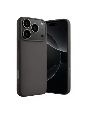 Apple İphone 17 Pro Max Nano İçi Kadife Silikon - Gri