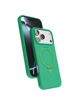 Apple İphone 17 Pro Max Regal Magsafe Standlı Kapak - Yeşil