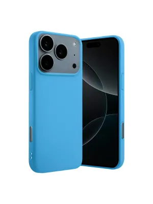 Apple İphone 17 Pro Nano İçi Kadife Silikon - Mavi