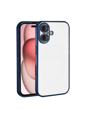 Apple İphone 17 Razer Lensli Silikon - Lacivert