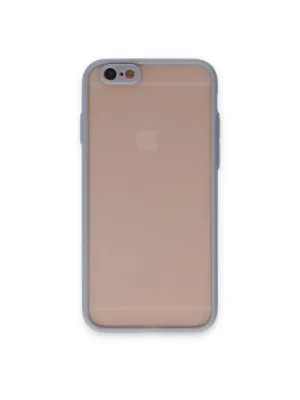 Apple İphone 6 Kılıf Montreal Silikon Kapak - Gri